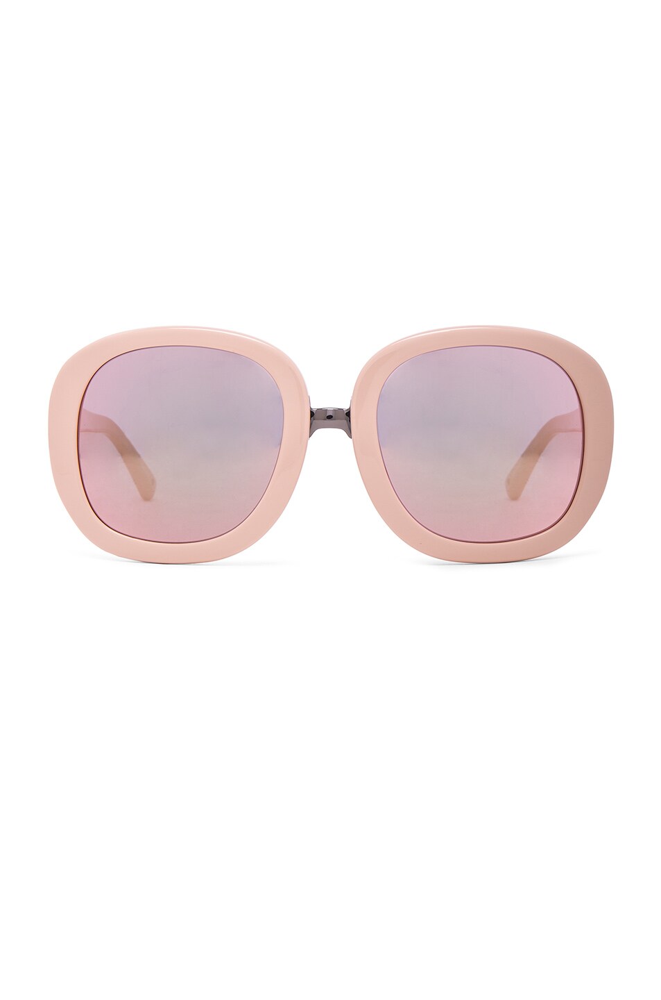Image 1 of 3.1 phillip lim Oval Sunglasses in Blush & Peach