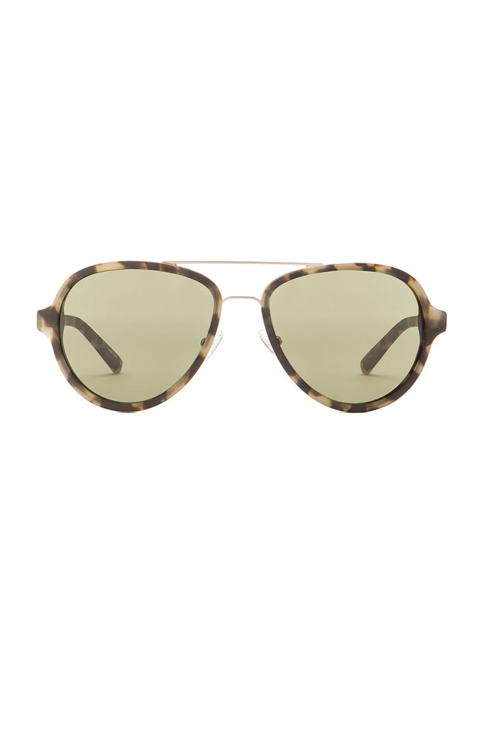 Image 1 of 3.1 phillip lim Aviator Sunglasses in Frosted Khaki