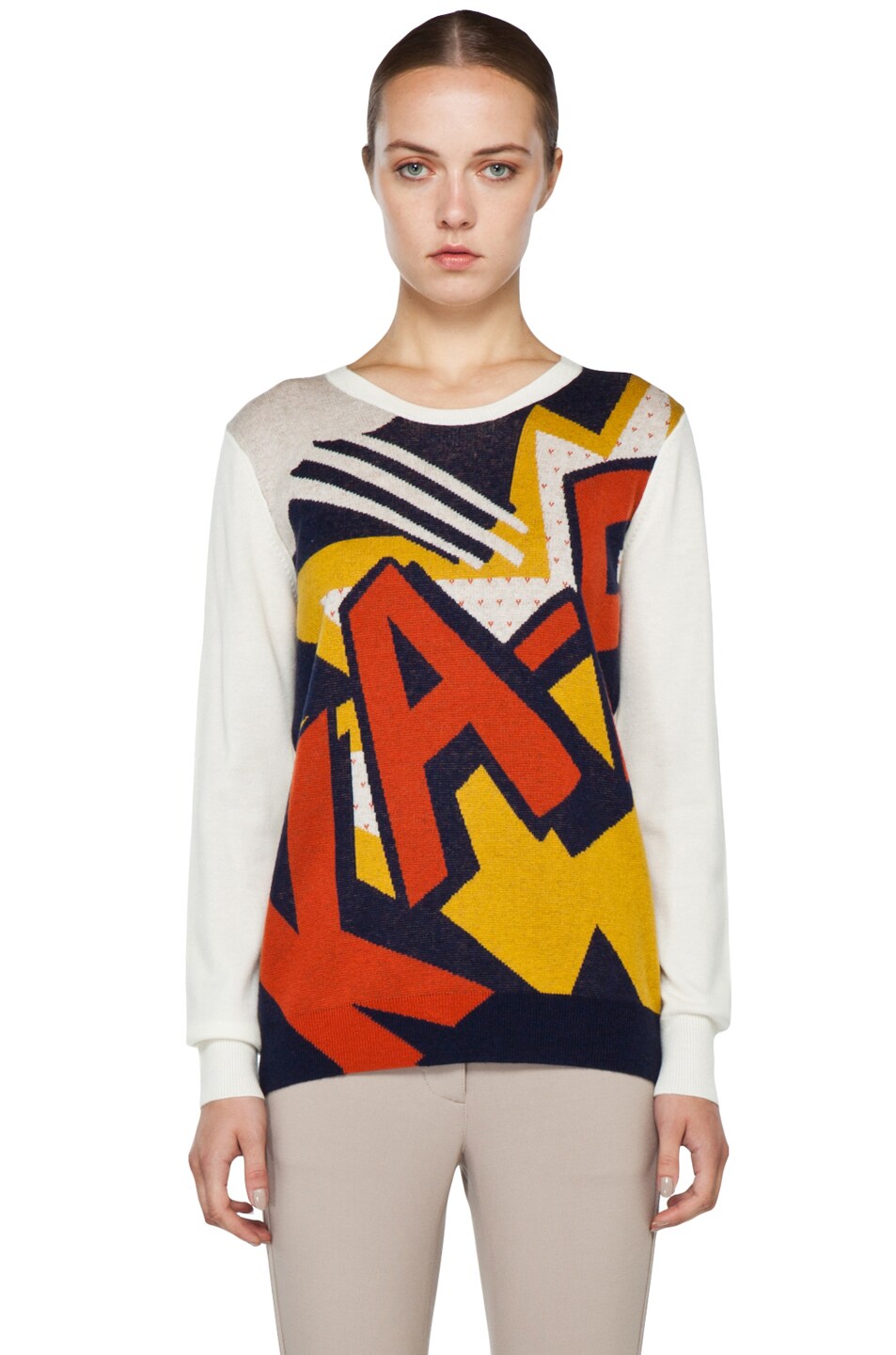 Image 1 of 3.1 phillip lim Ka-Pow Pullover in Ivory