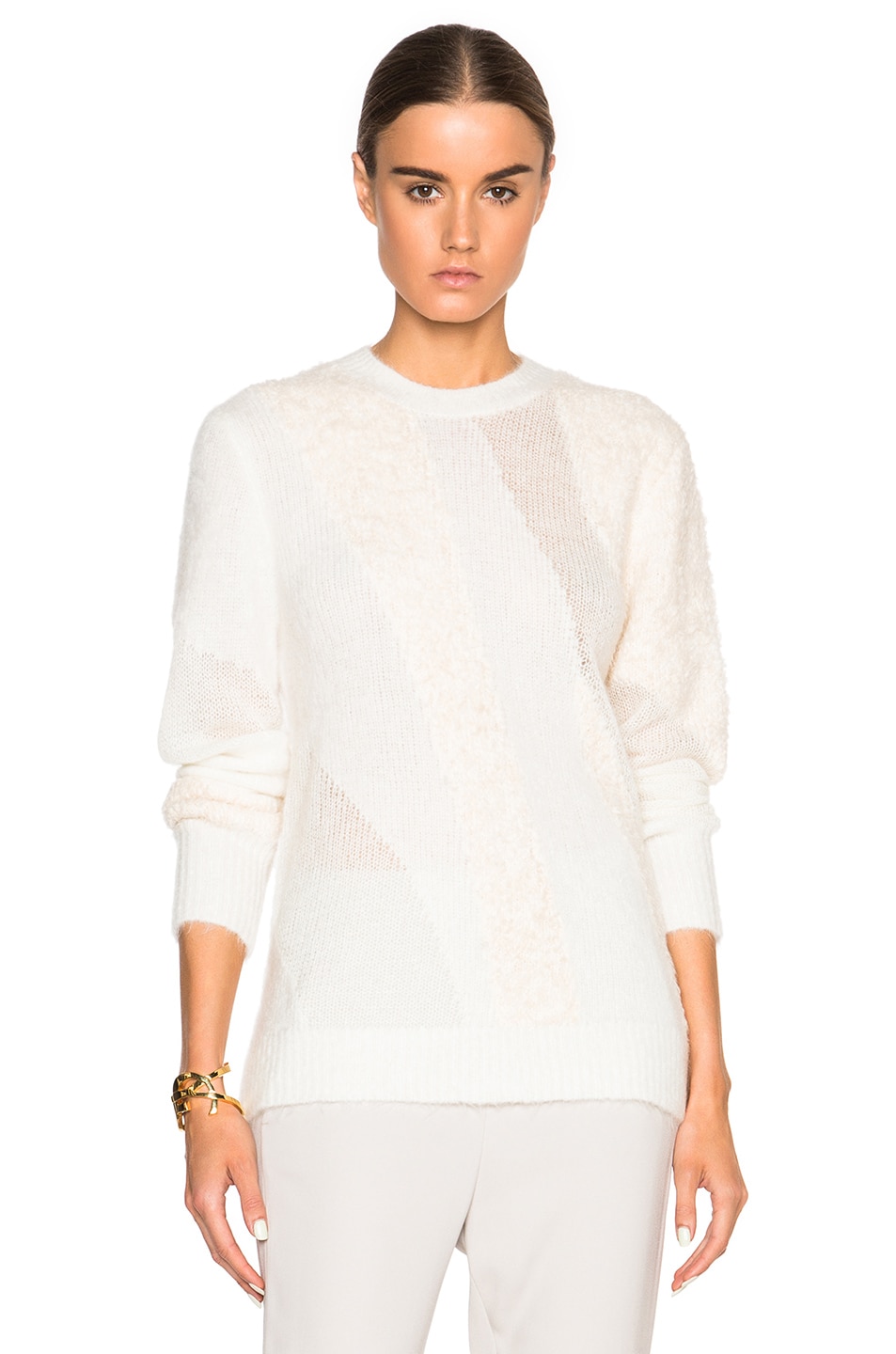 Image 1 of 3.1 phillip lim Multi Textured Sweater in Ivory