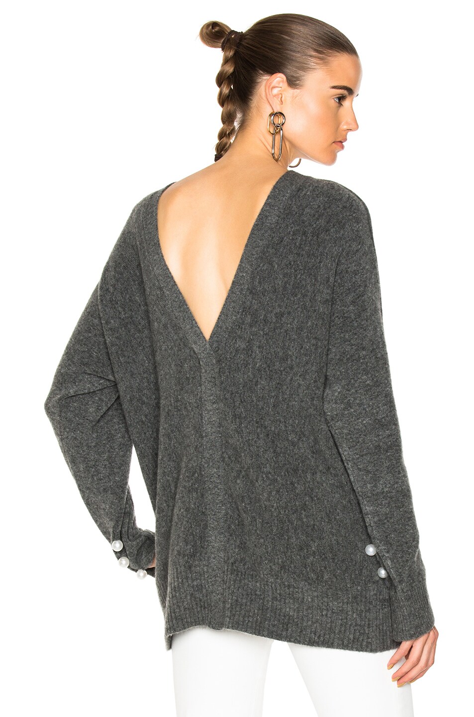 Image 1 of 3.1 phillip lim Long Sleeve Sweater in Grey