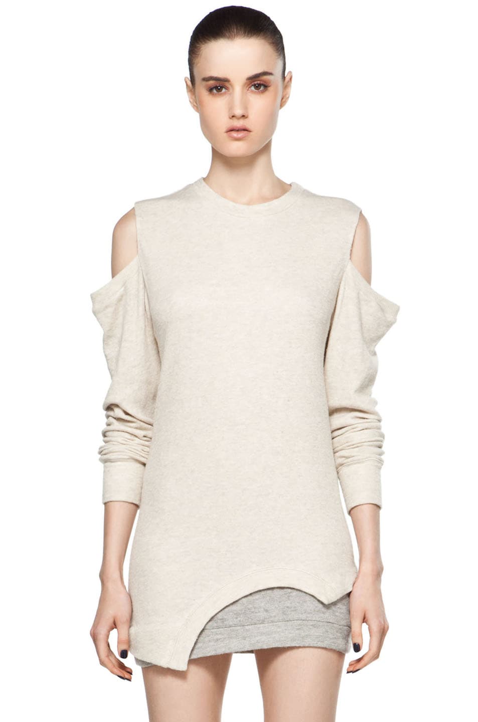 sweatshirt with sleeves cut off