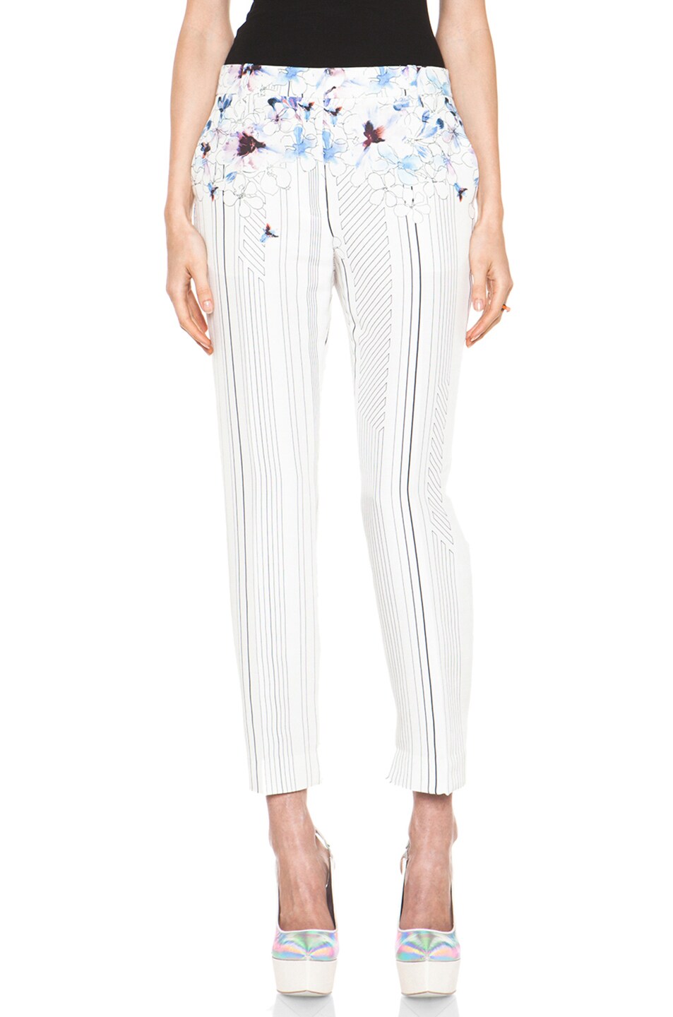 Image 1 of 3.1 phillip lim Cropped Pencil Trouser in Antique White