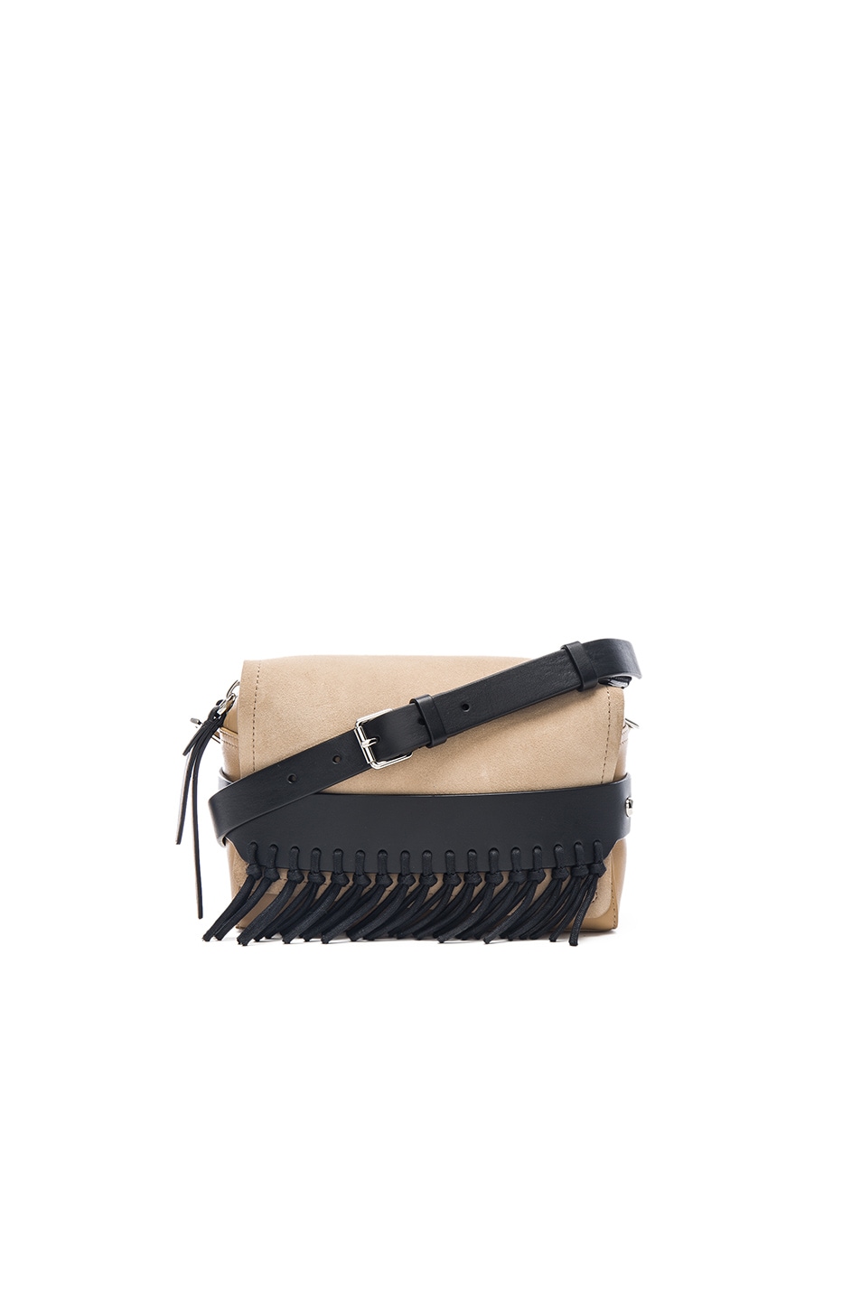 Image 1 of 3.1 phillip lim Bianca Fringe Crossbody Bag in Almond Beige