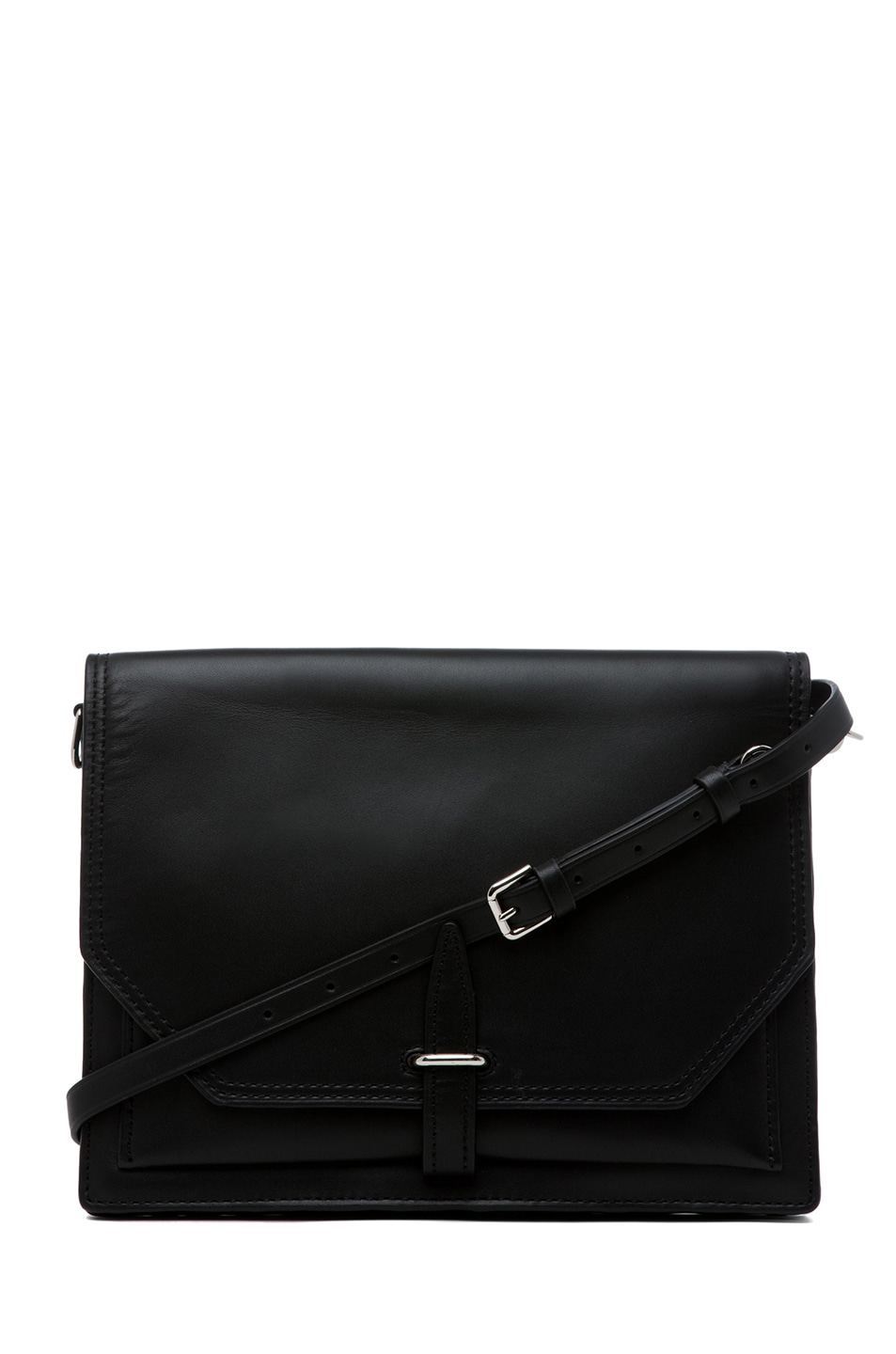 Image 1 of 3.1 phillip lim Polly Double Compartment Crossbody in Black