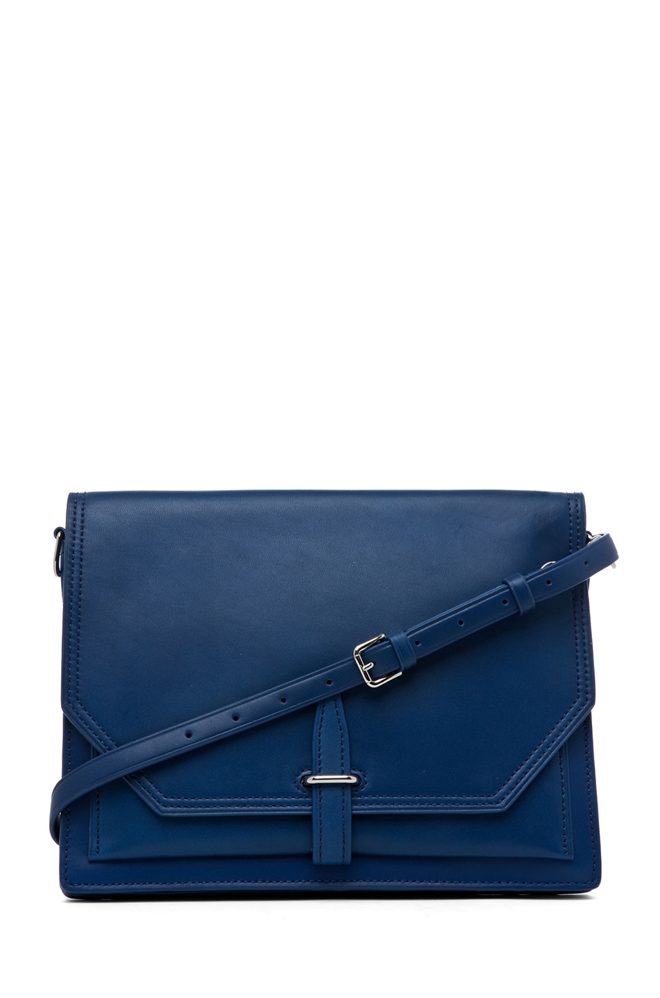 Image 1 of 3.1 phillip lim Polly Double Compartment Crossbody in Cerulean