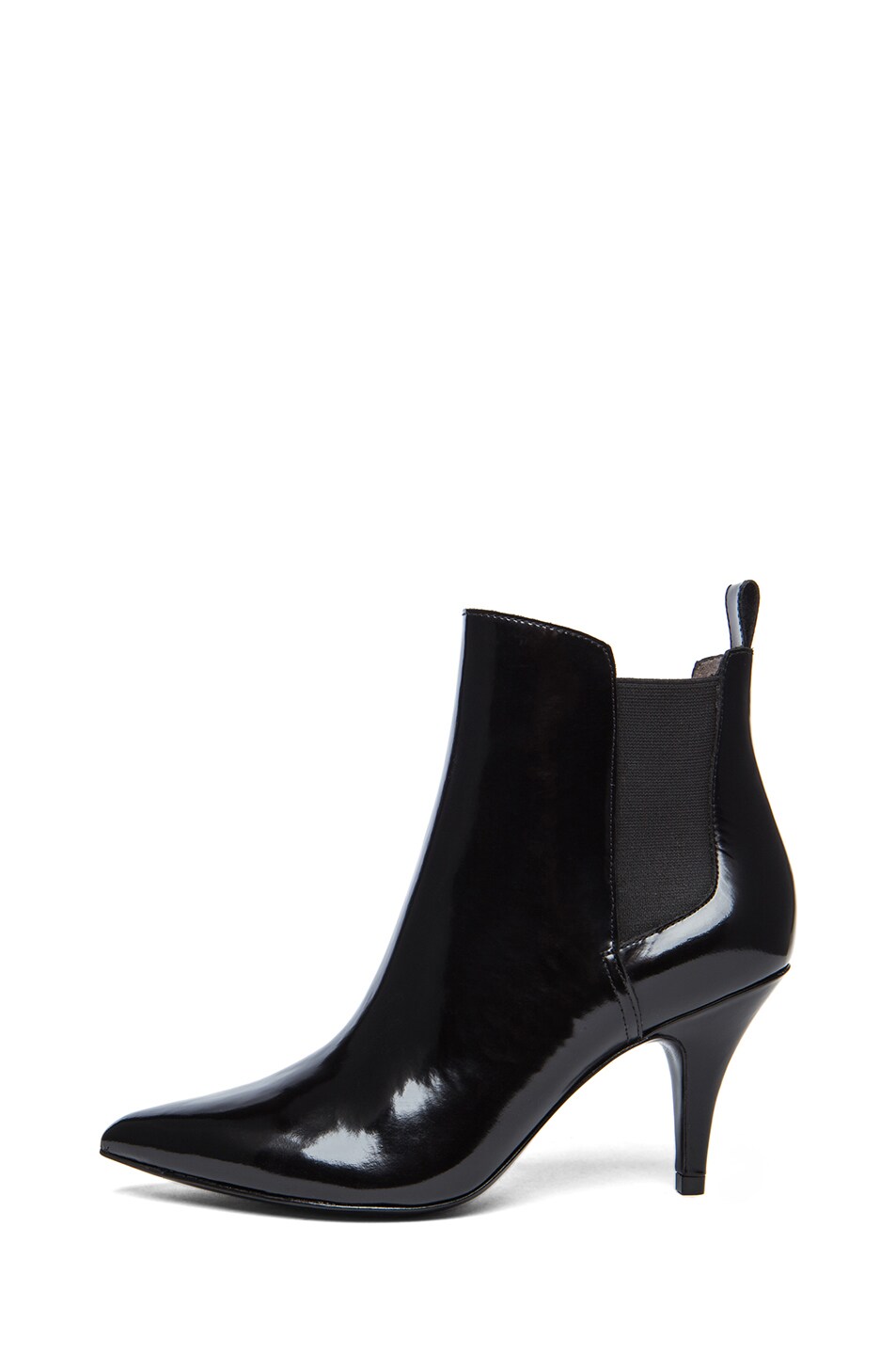 Image 1 of 3.1 phillip lim Bounty Chelsea Glossy Leather Ankle Boot in Black