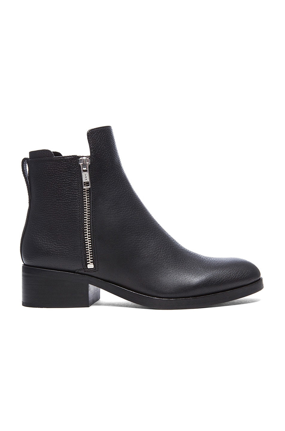 3.1 phillip lim Alexa Cow & Sheepskin Leather Boots in Black | FWRD