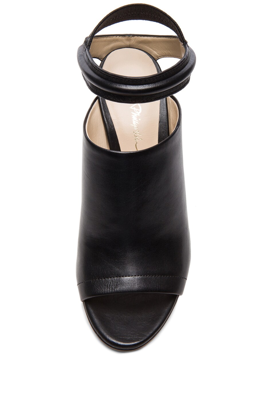 3.1 phillip lim Martini High Heel Leather Sandals in Black | FWRD