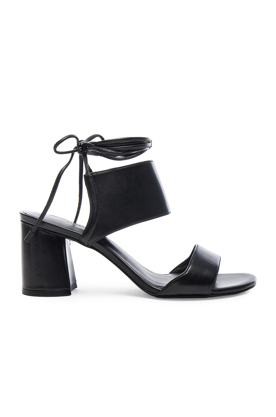 Image 1 of 3.1 phillip lim Leather Drum Ankle Lace Sandals in Black