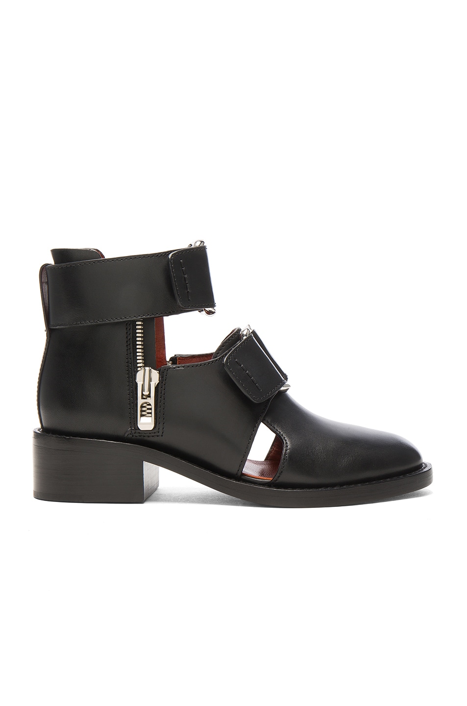Image 1 of 3.1 phillip lim Leather Addis Cut Out Boots in Black