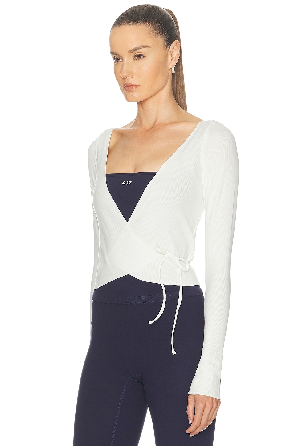 437 Studio Wrap Top