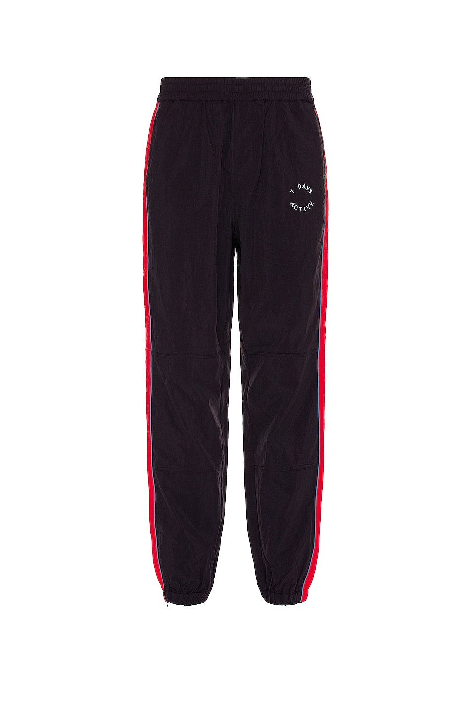 Image 1 of 7 Days Active Mountain Pant in Brilliant White, Black, & Red