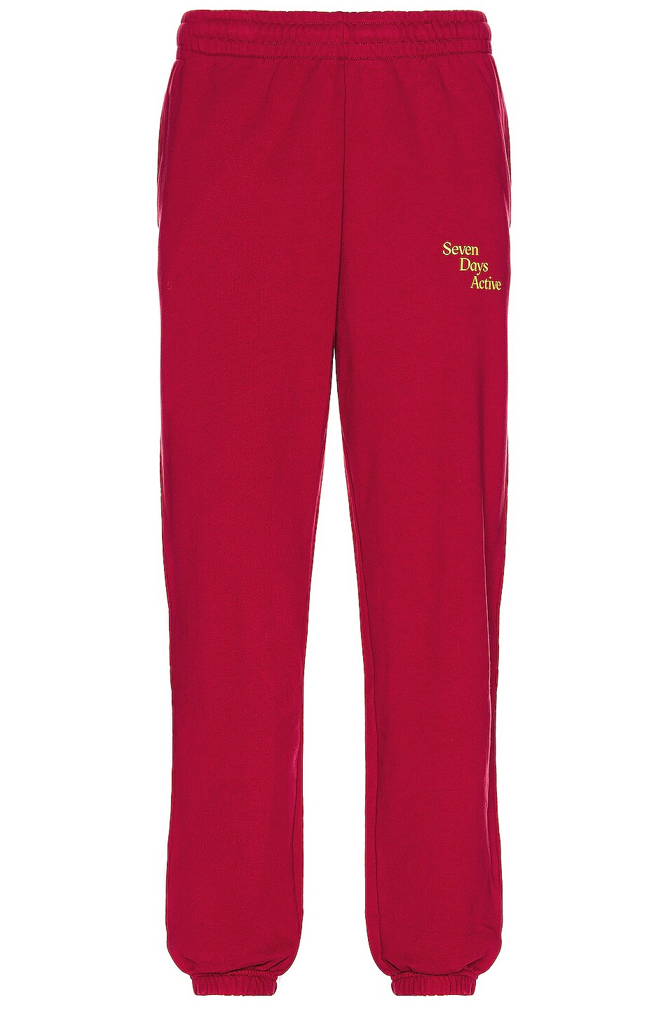 Image 1 of 7 Days Active Monday HW Pants in Rumba Red