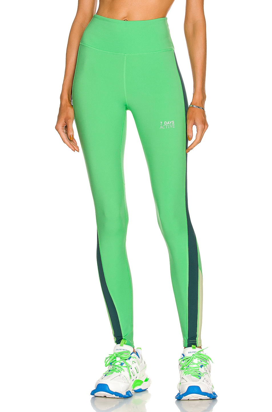 Image 1 of 7 Days Active FGJ Tights in Irish Green