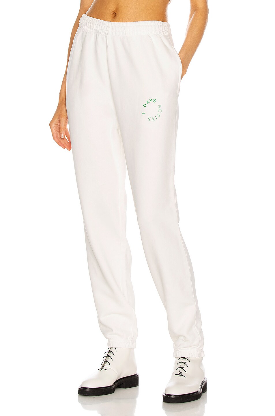 Image 1 of 7 Days Active Monday Pant in Blanc de Blanc