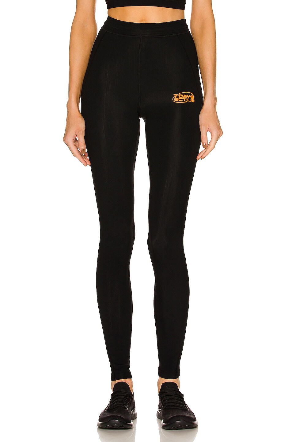 Image 1 of 7 Days Active Winter Endurance Tights in Black