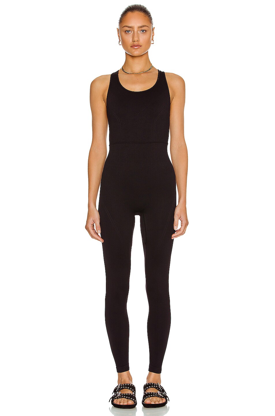 Image 1 of ALALA Flow Bodysuit Jumpsuit in Black