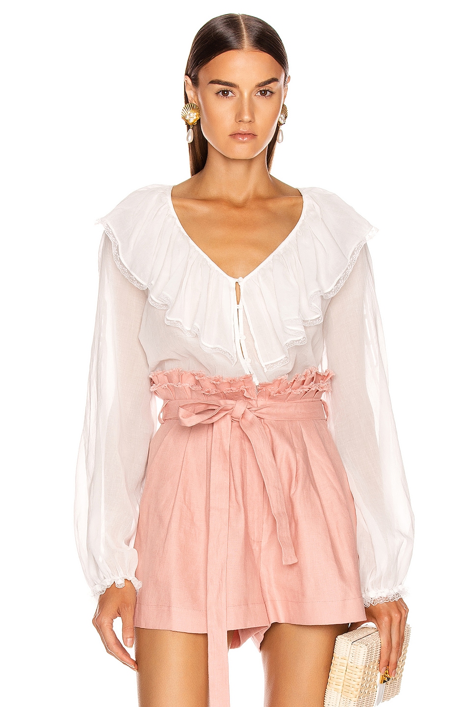 Image 1 of Alice McCall Fall For You Blouse in Porcelain