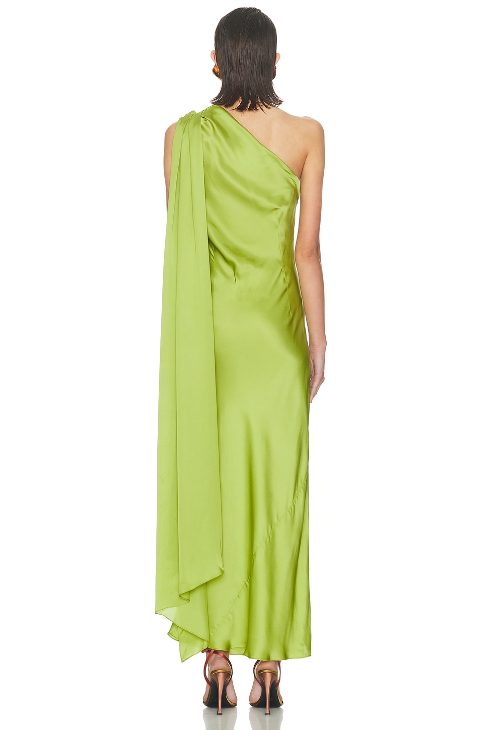 Alejandra Alonso Rojas X REVOLVE One Shoulder Dress With Cape