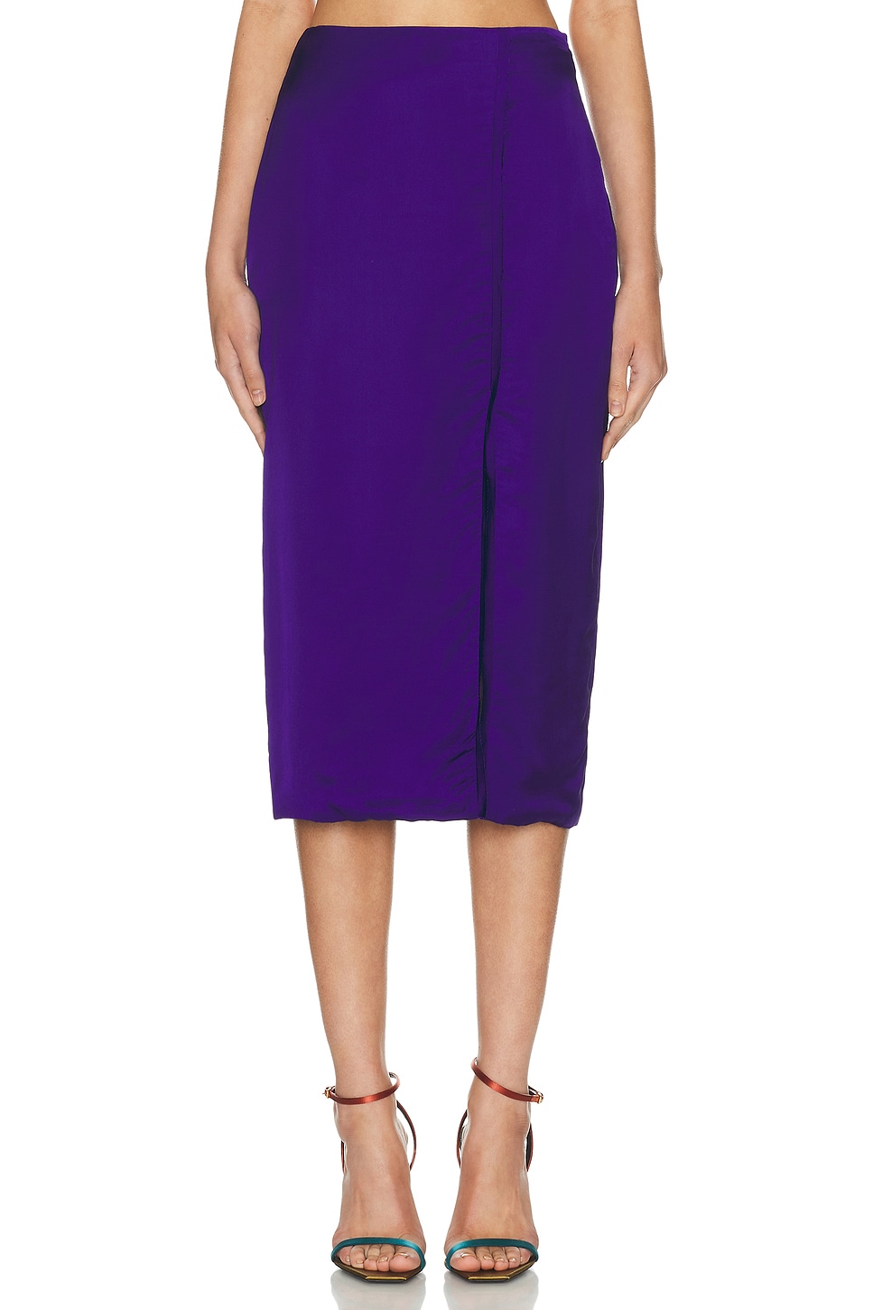 Alejandra Alonso Rojas Un Edge Pencil Skirt In Purple