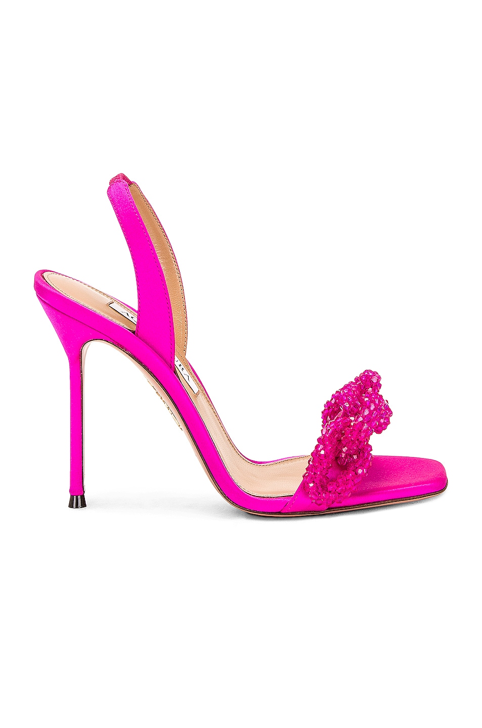 Image 1 of Aquazzura Chain of Love 105 Sandal in Exotic Orchid