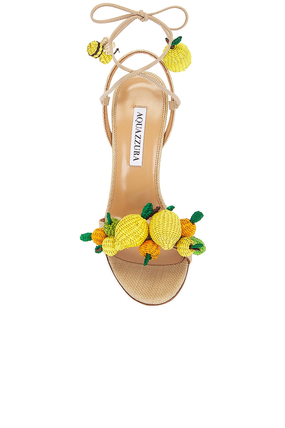 Aquazzura Citrus Punch 105 Sandal in Lino | FWRD