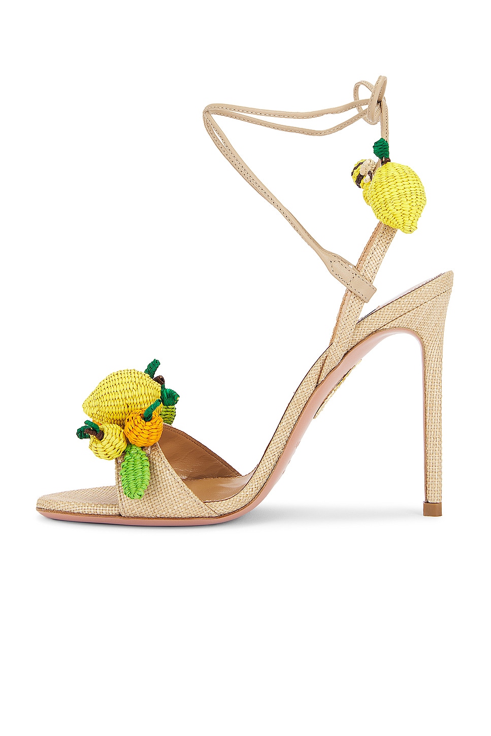 Aquazzura Citrus Punch 105 Sandal in Lino | FWRD