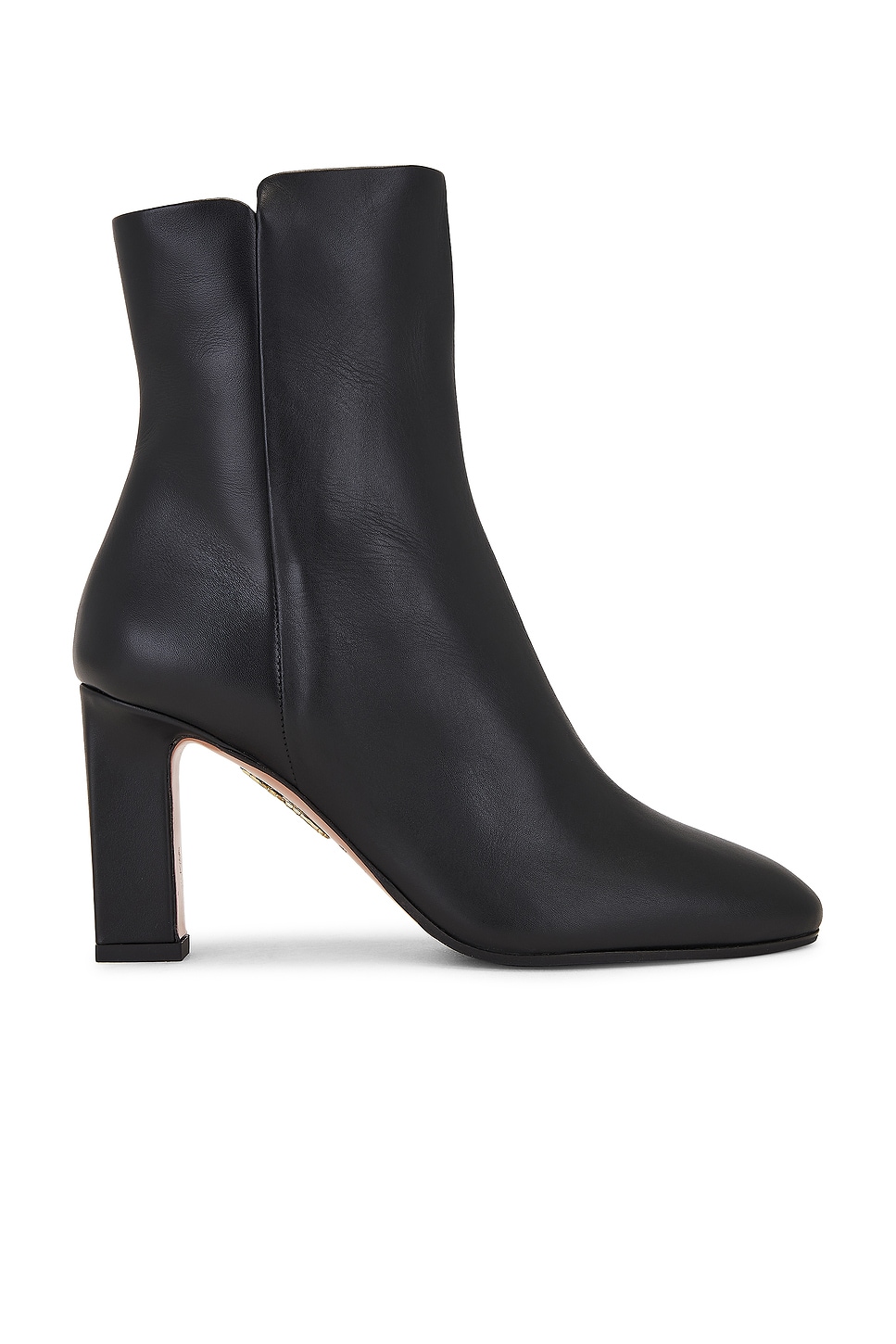 Shop Aquazzura Sellier 85 Bootie In Black