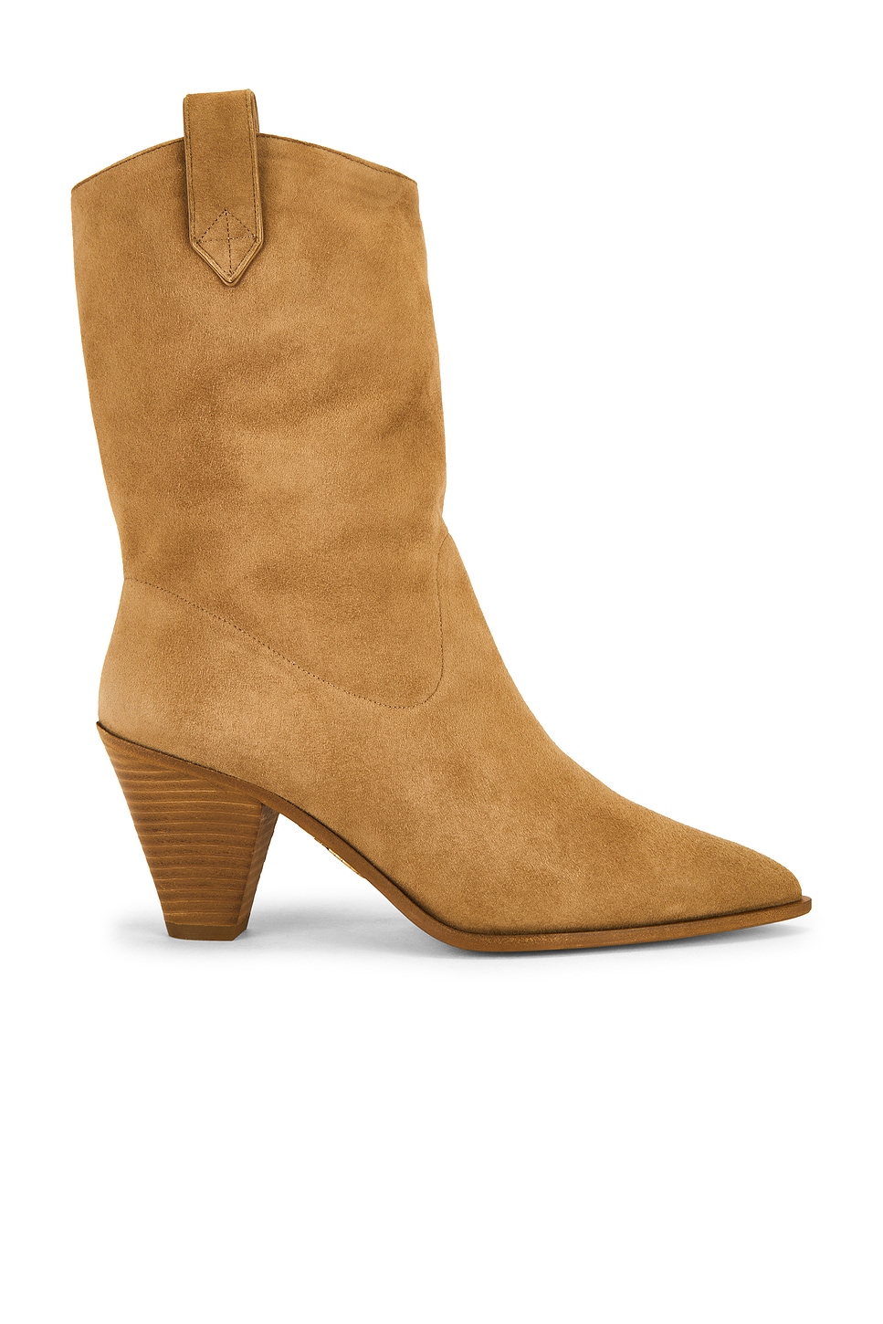 Image 1 of Aquazzura Boogie Cowboy 70 Bootie in Camel