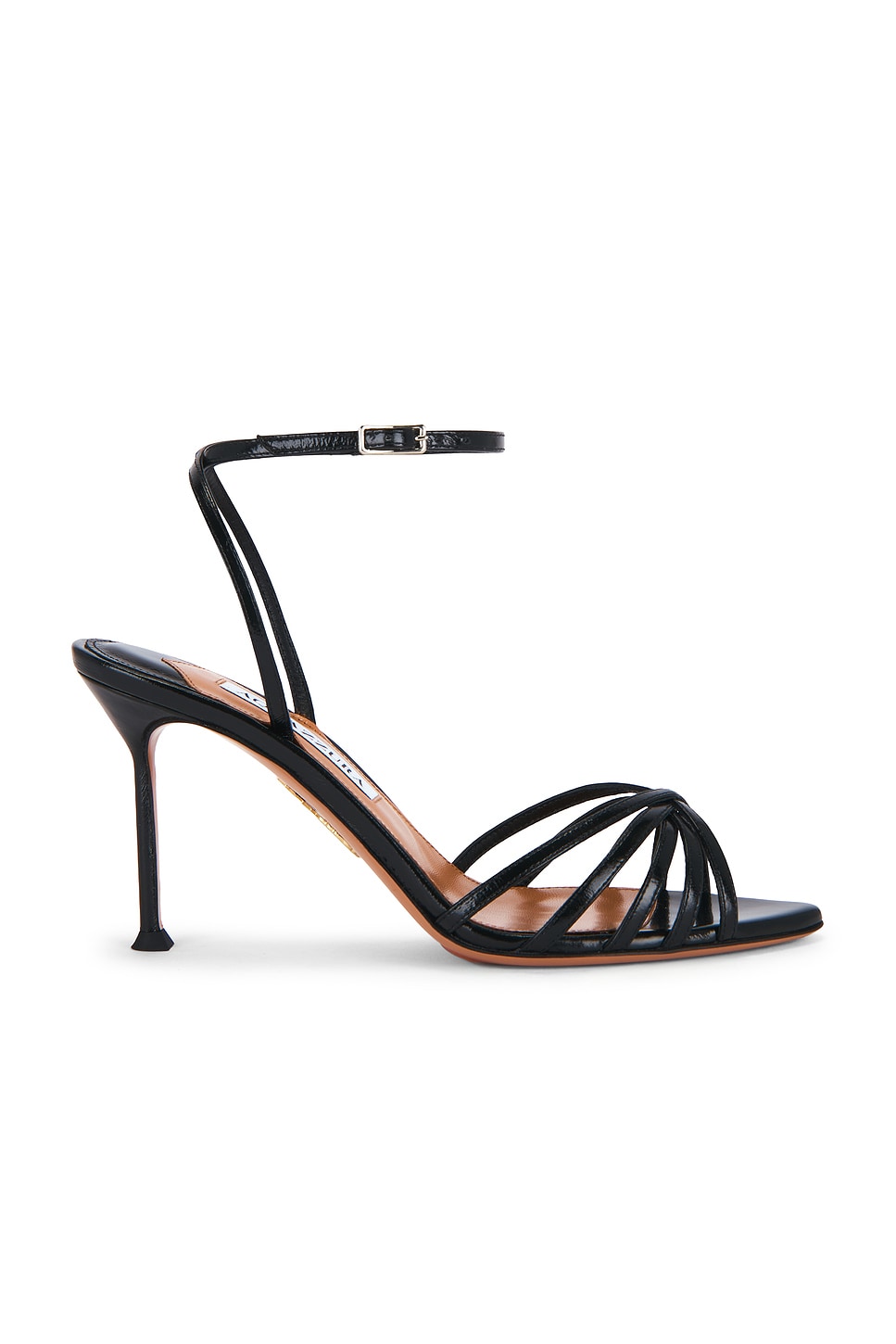 Image 1 of Aquazzura Tell Me 85 Sandal in Black