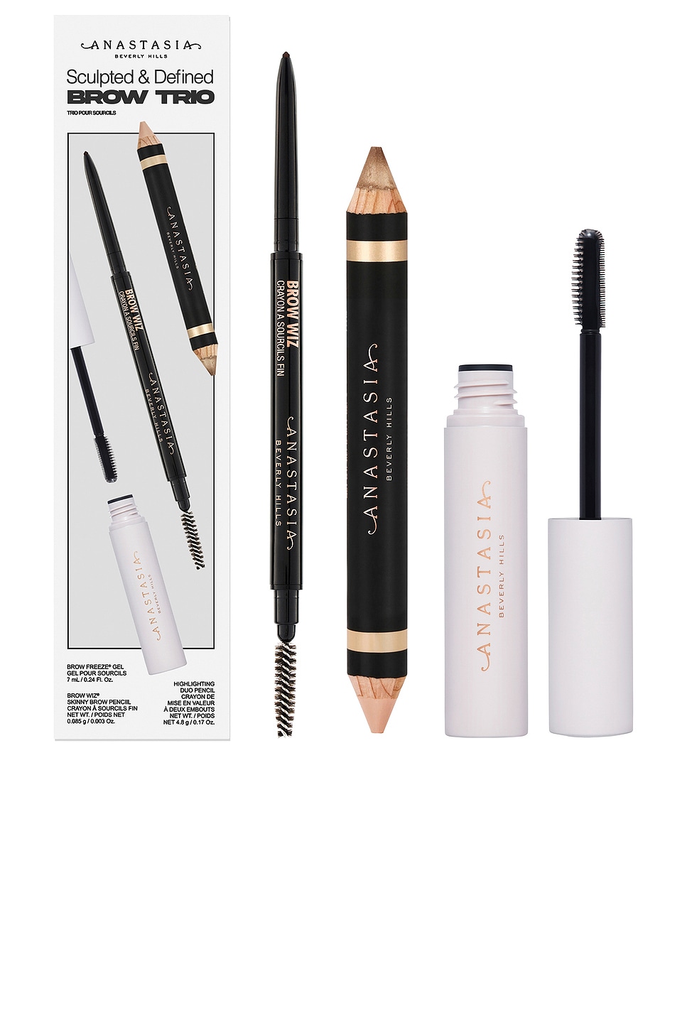 Anastasia Beverly Hills Sculpted & Defined Brow Trio in Beauty: Multi