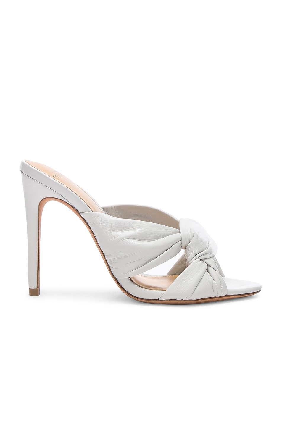 Image 1 of Alexandre Birman Leather Kacey 100 Sandals in White