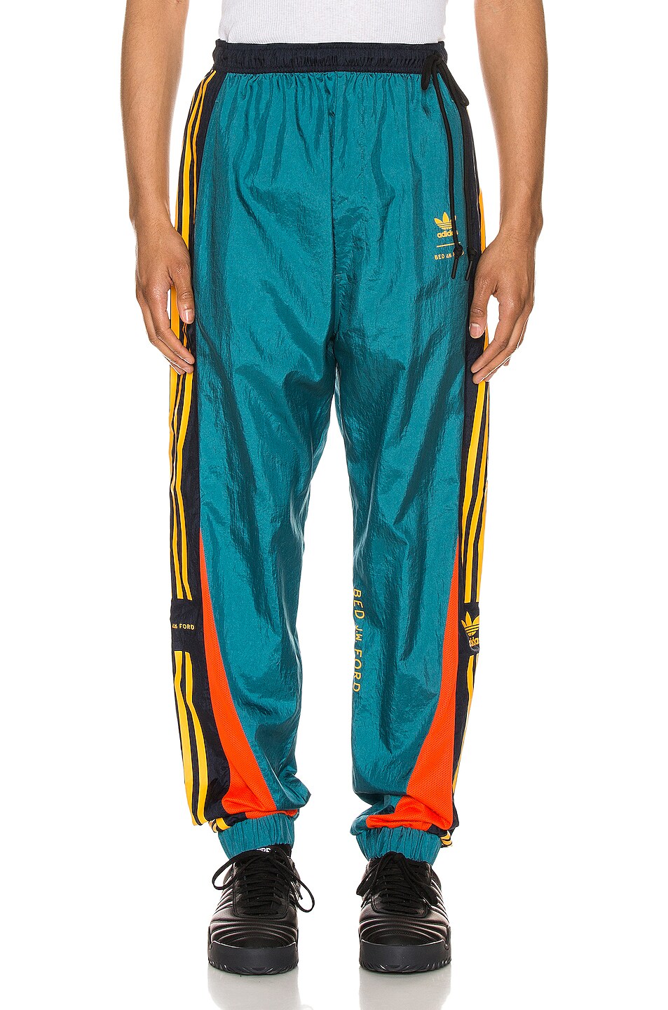 Image 1 of adidas x Bed J.W. Ford Track Pants in Rich Green