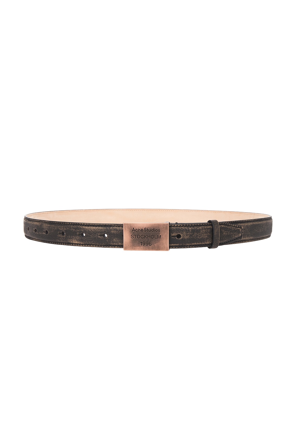 1996 Plaque Belt in Brown