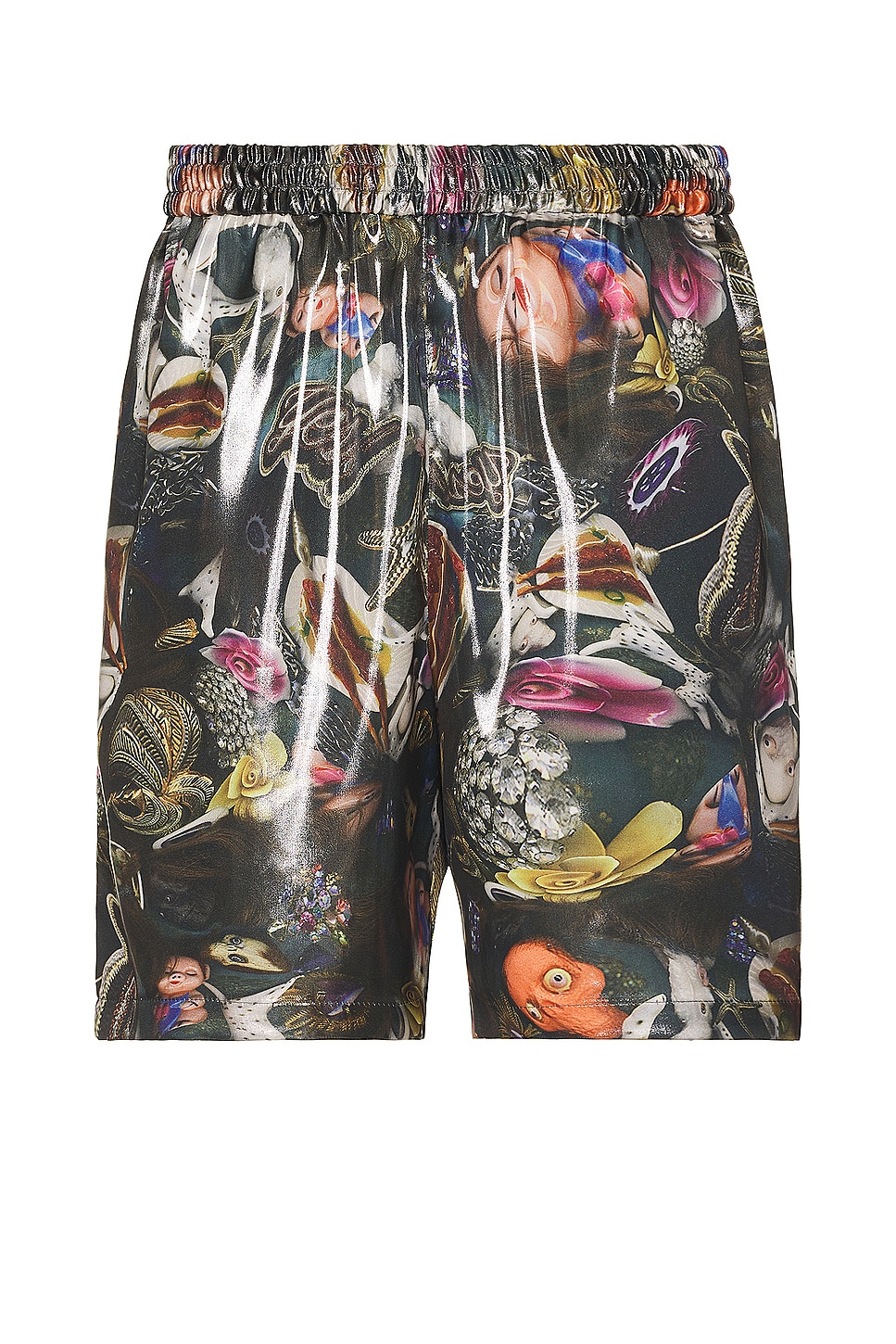 Image 1 of Acne Studios Relaxed Short in Black Multicolor