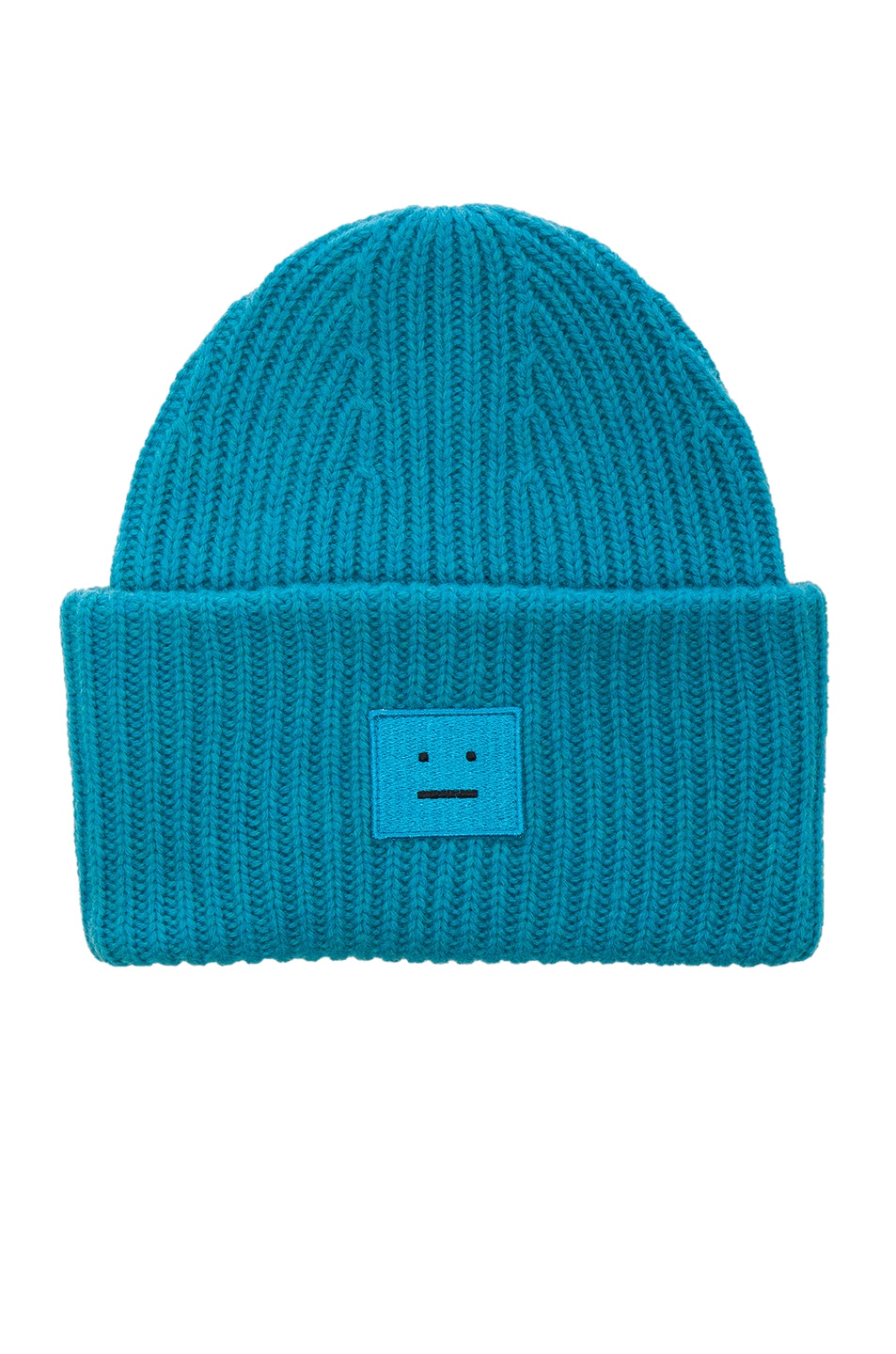 Image 1 of Acne Studios Pansy Beanie in Turquoise