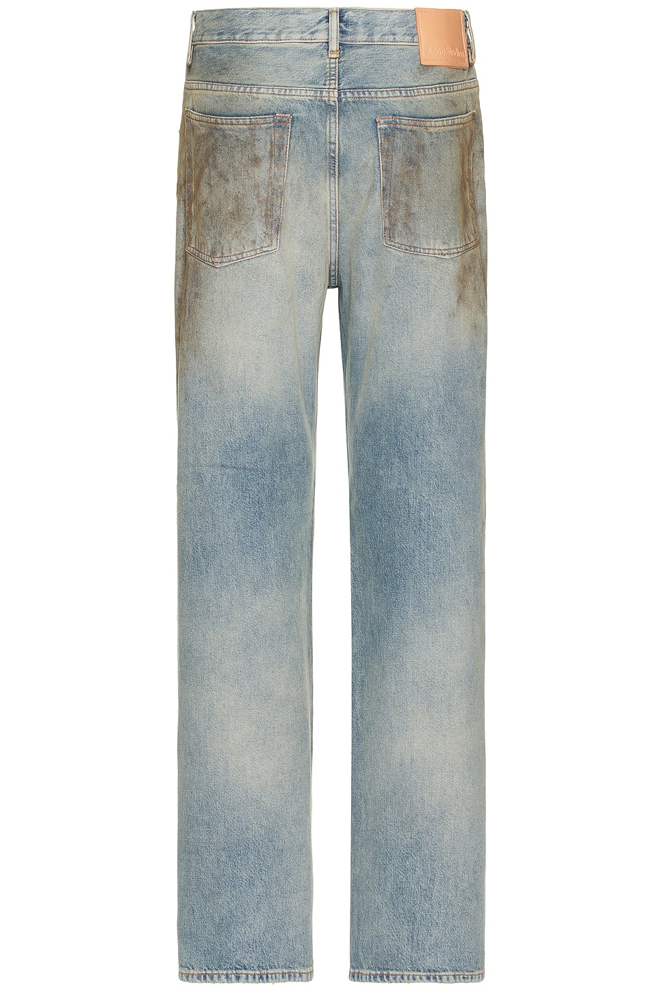 Shop Acne Studios 2021m Penicillin Jeans In Mid Blue