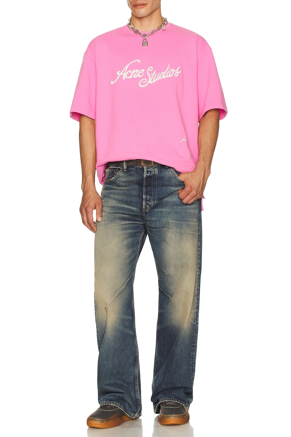 Image 1 of Acne Studios 2021m Rocka Jeans in Dark Blue
