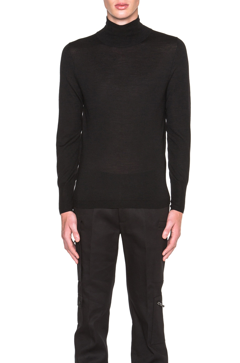 Image 1 of Acne Studios Joakim Turtleneck Sweater in Black