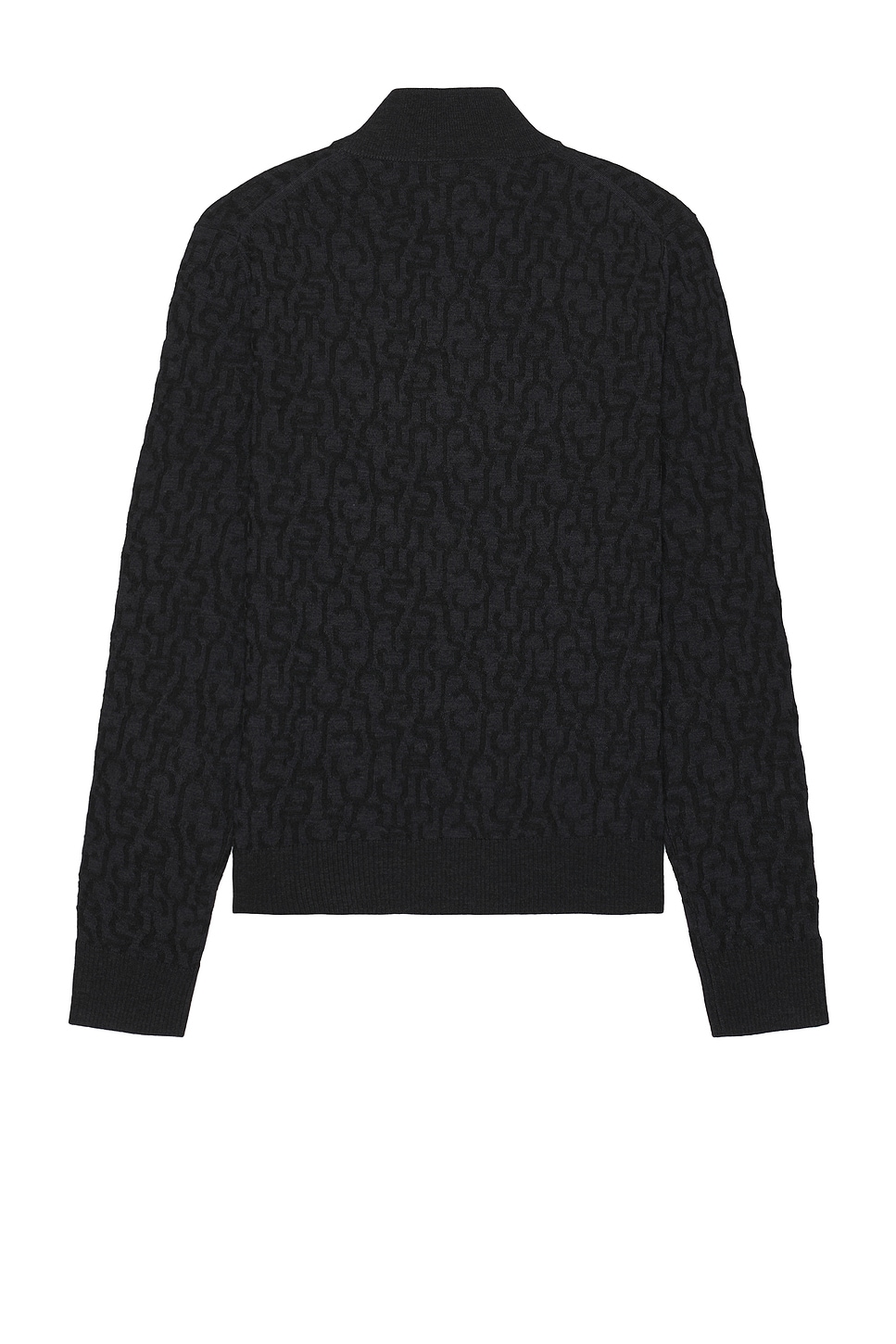 Shop Acne Studios Cardigan In Black & Grey