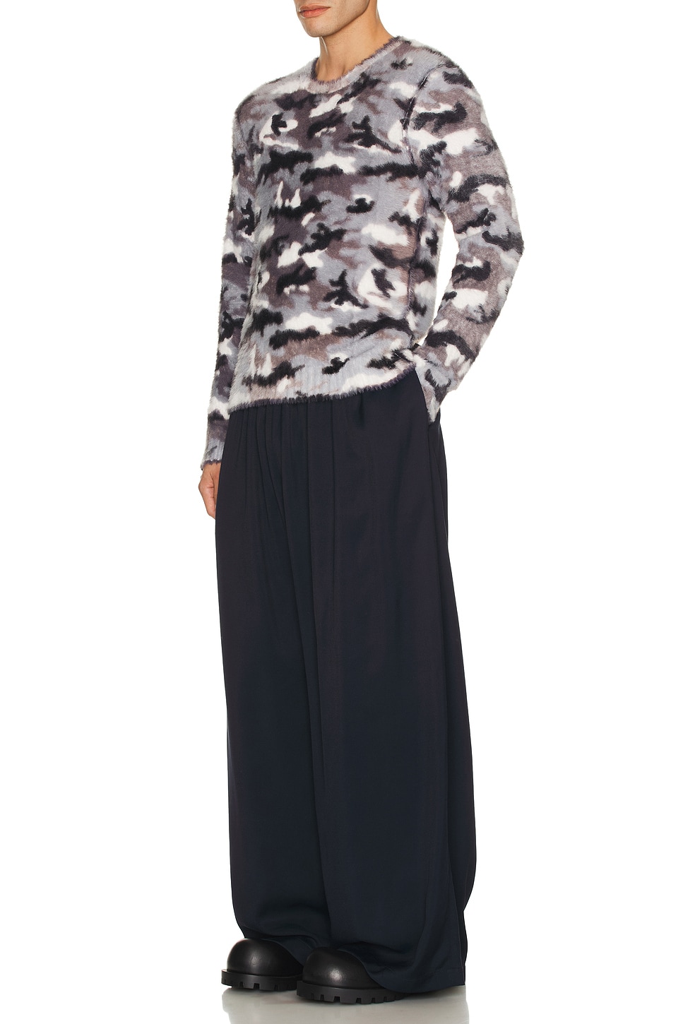 Image 1 of Acne Studios Sweater in Shark Grey & Multi