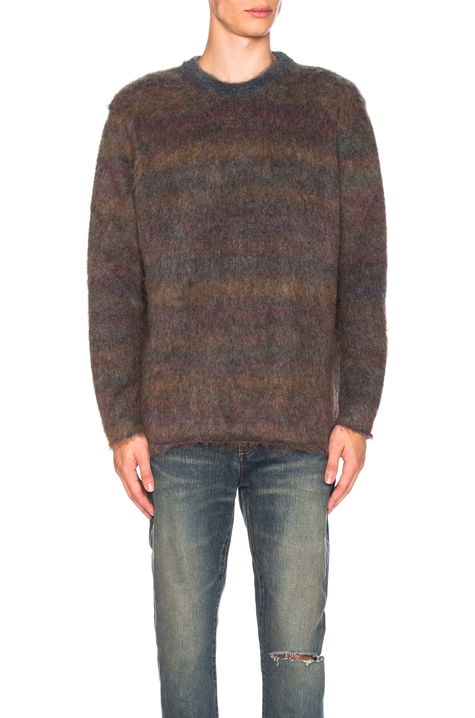 Image 1 of Acne Studios Nikos Pullover Sweater in Mineral Blue