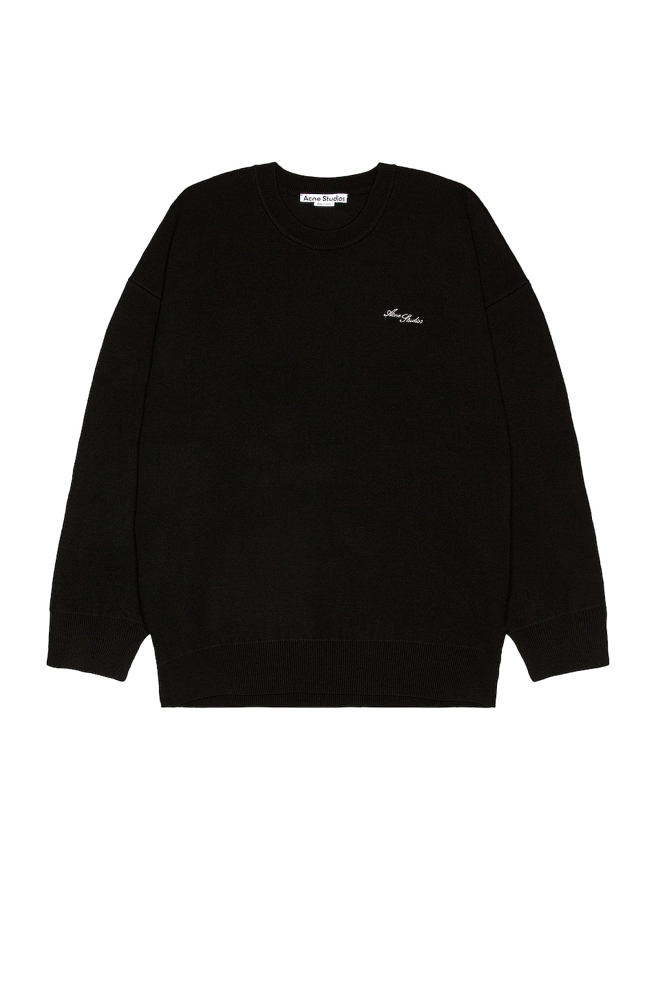 Acne Studios Krew Sweater in Black | FWRD