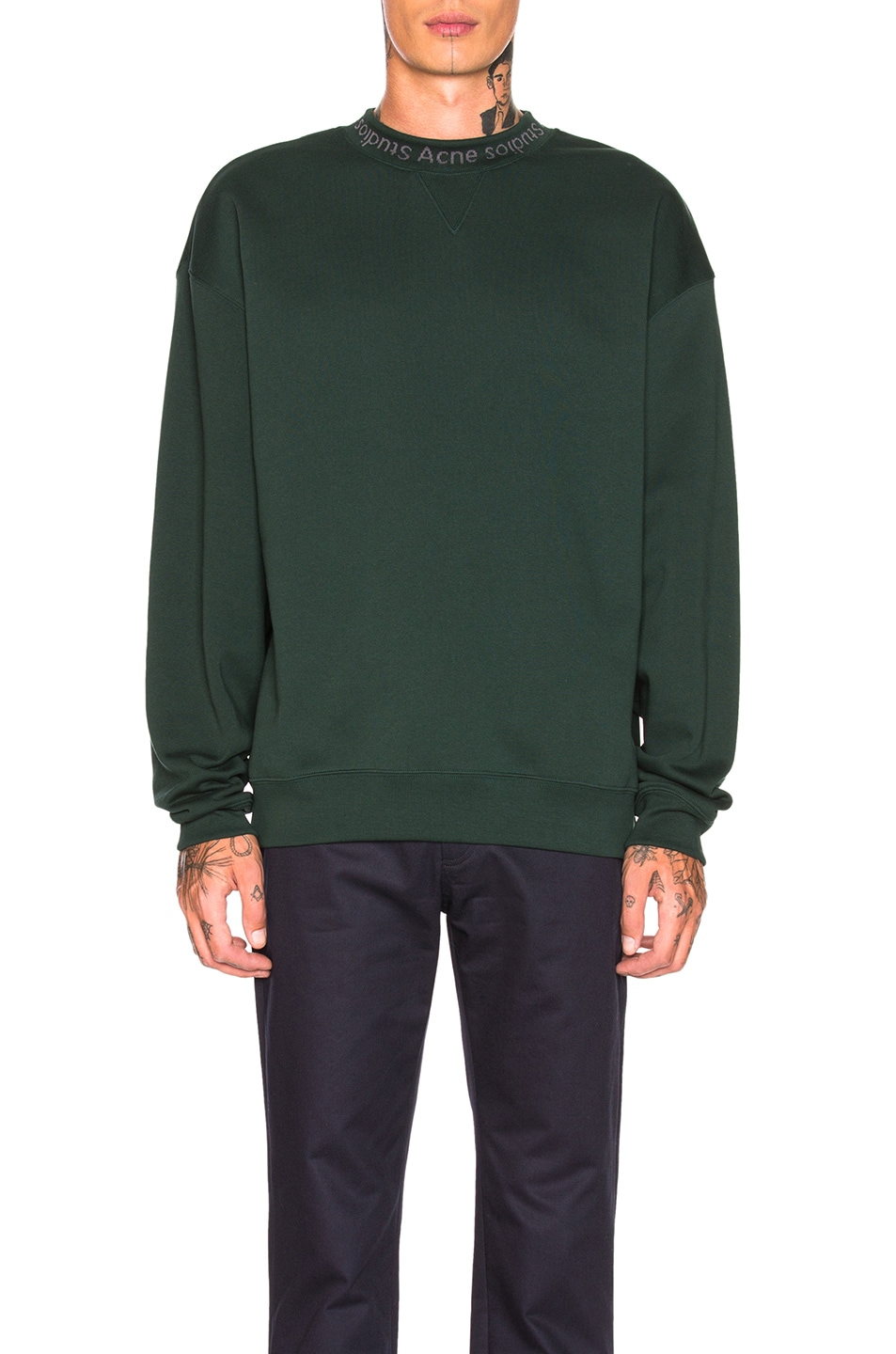 Image 1 of Acne Studios Flogho in Forest Green
