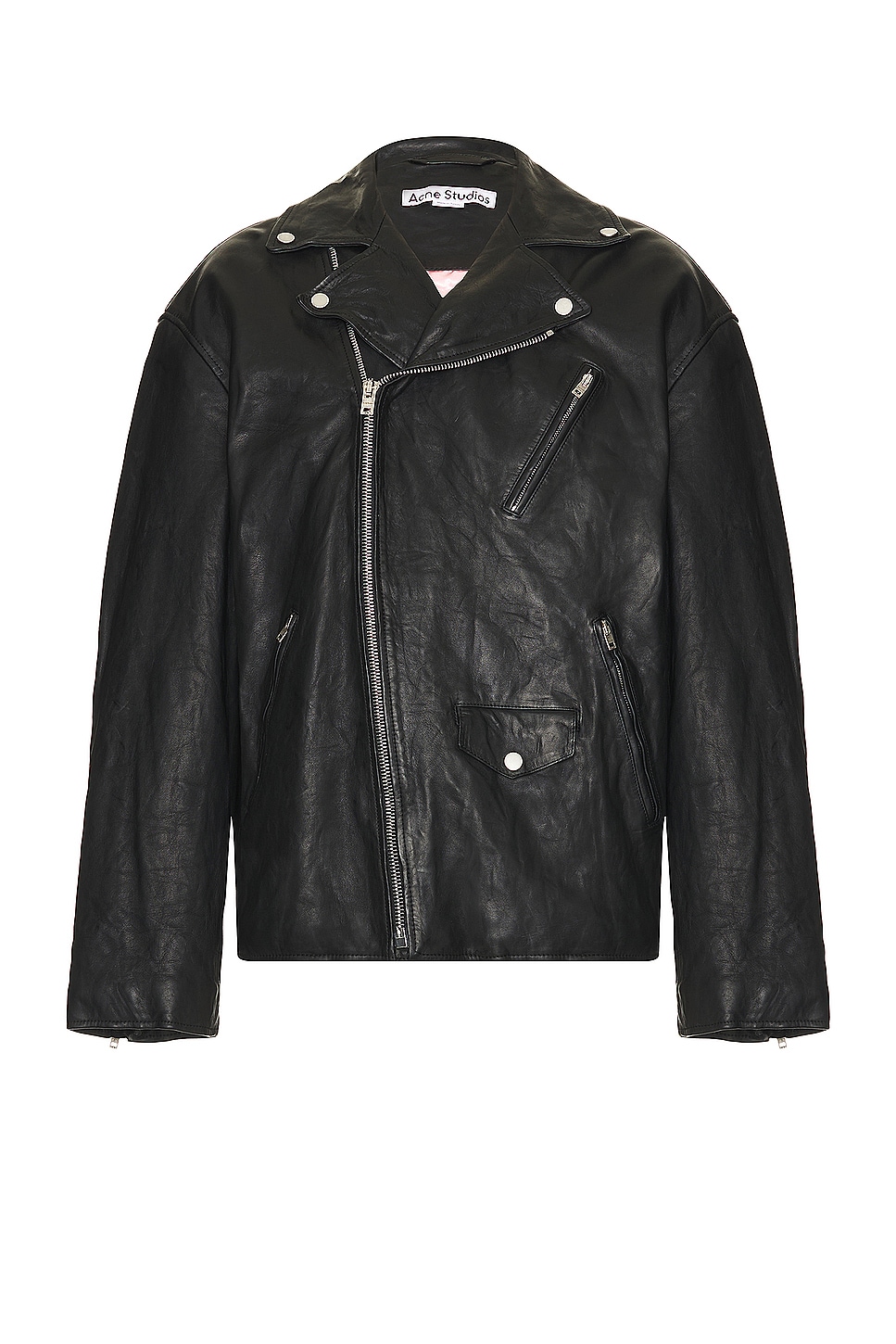 Image 1 of Acne Studios Leather Jacket in Black