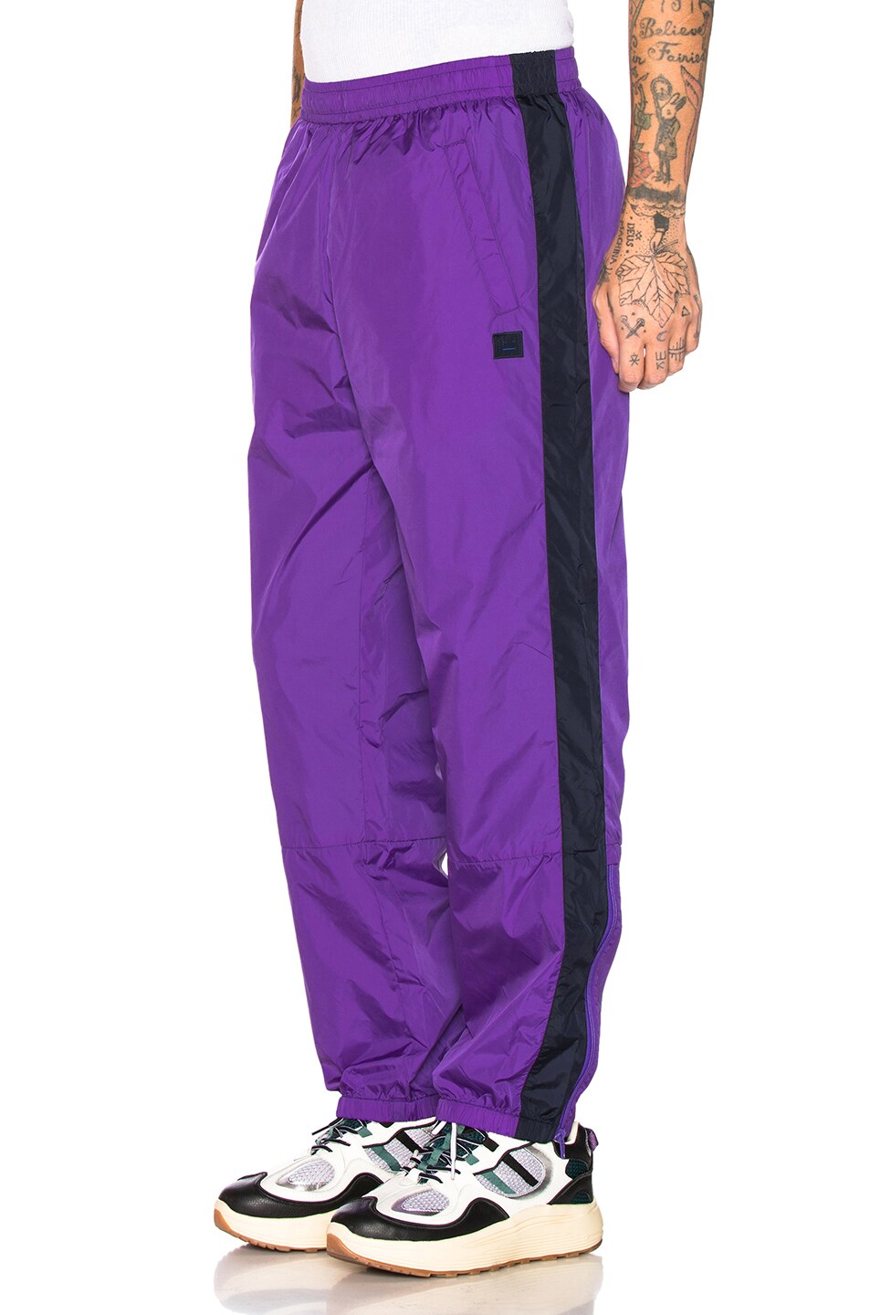 Image 1 of Acne Studios Phoenix Trousers in Violet Purple