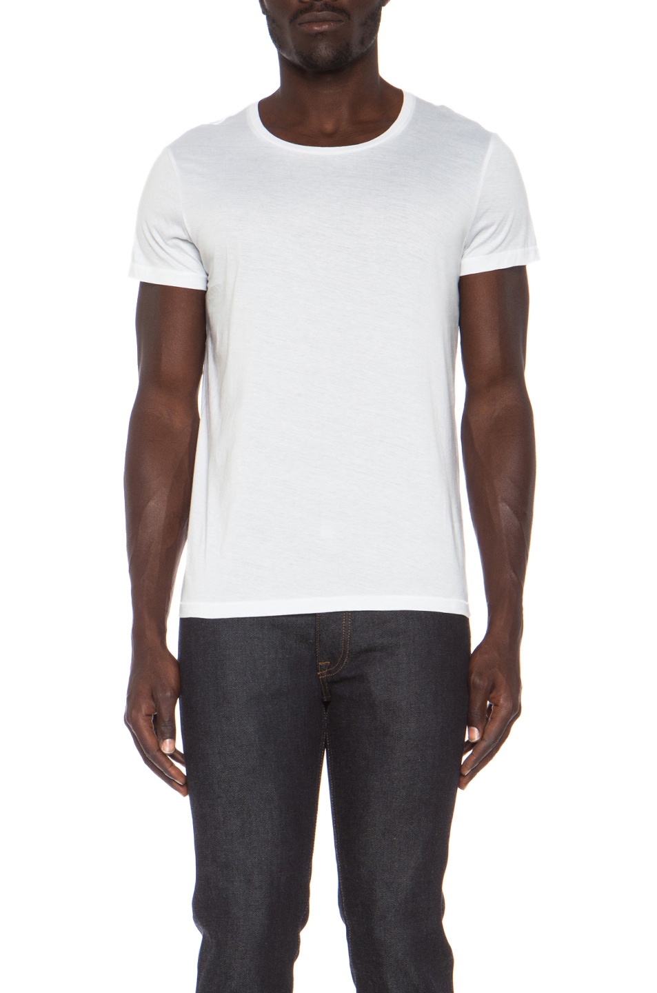 Image 1 of Acne Studios Standard O Cotton Tee in White