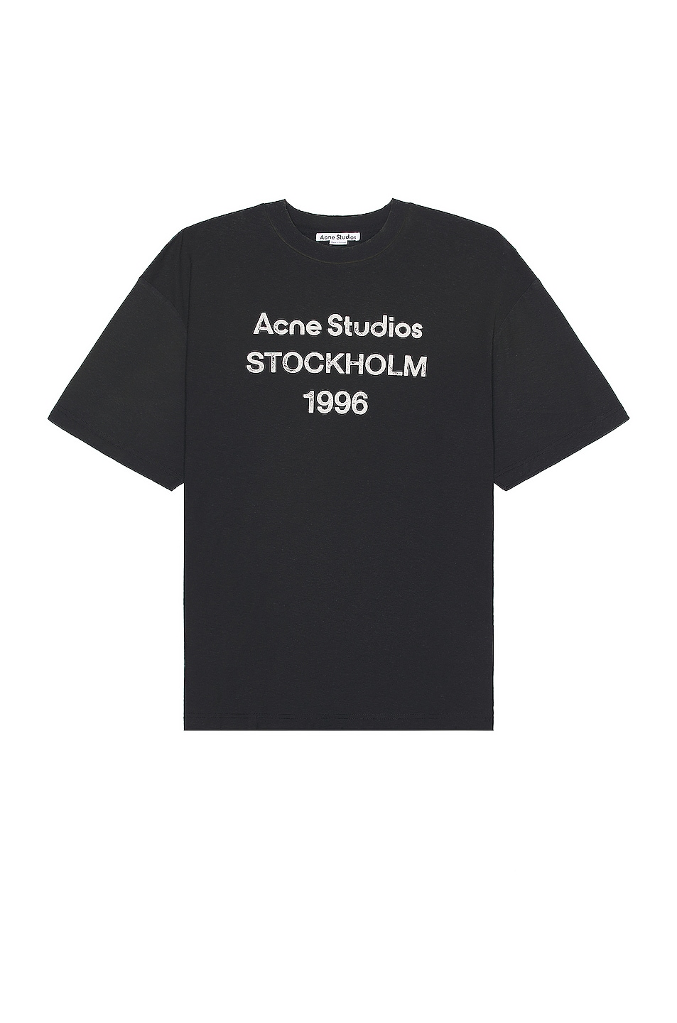 Acne Studios Exford U 1996 T-shirt in Faded Black | FWRD