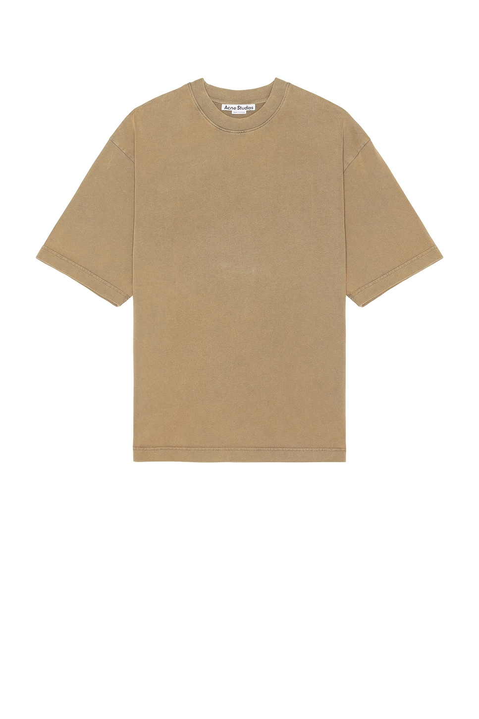 Shop Acne Studios T-shirt In Taupe Brown